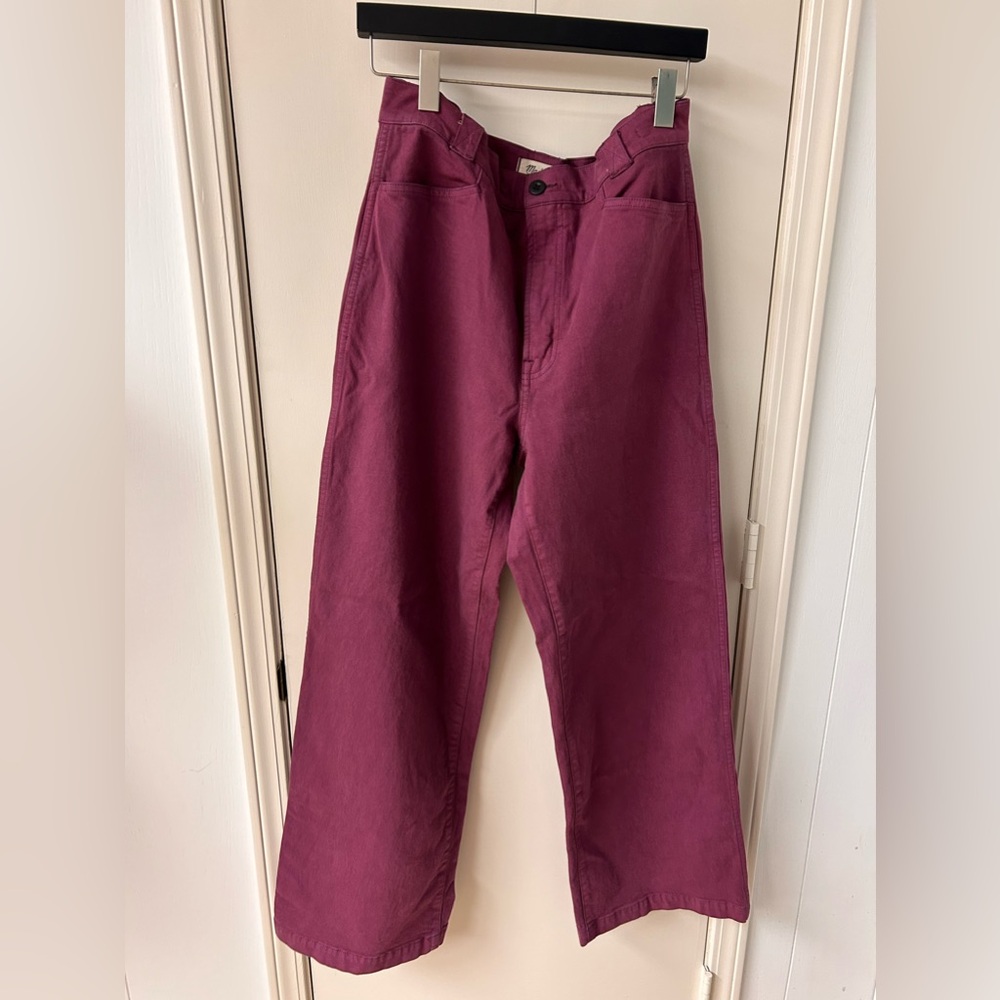 Madewell Emmett Pant in Plum! Full length. Size 30.